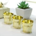 thumbnail image 6 of BalsaCircle 12 Gold Pail Bucket 2" Mini Planter Party Favor Candy Gift Holders Weeding Home, 6 of 7