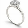 thumbnail image 2 of 1/3 Carat T.W. Diamond 10kt White Gold Single Halo Engagement Ring, 2 of 5