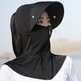 thumbnail image 5 of Fewfanhot Full Face UPF Sun Protection Hood Hat, Detachable Visor Shield Breathable Neck Shoulder Cover for Cycling Driving Fishing, 5 of 6