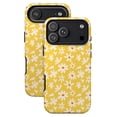 thumbnail image 3 of Cute Yellow Daisy Floral Phone Case, Aesthetic White Flower Heart Pattern Cottagecore Cover for iPhone 17 16 15 14 13 12 11 Plus Pro Max Mini, 3 of 6