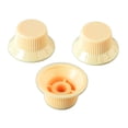 thumbnail image 4 of 3Pcs Guitar Control Knob, 1 Volume 2 Tone Fit Top Plastic Set Kit Instrument Accessory Replacement, 4 of 8