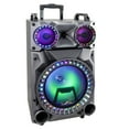 thumbnail image 3 of beFree Sound Rechargeable 12 Inch Bluetooth Portable Party Speaker with PA System, FM Radio and USB/TF Inputs, 3 of 6