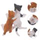 thumbnail image 4 of GOOHOCHY Linda figura de gato jugando, micropaisaje, mini estatua de gato, encantadora figura de gatito decorativa, 4 of 8