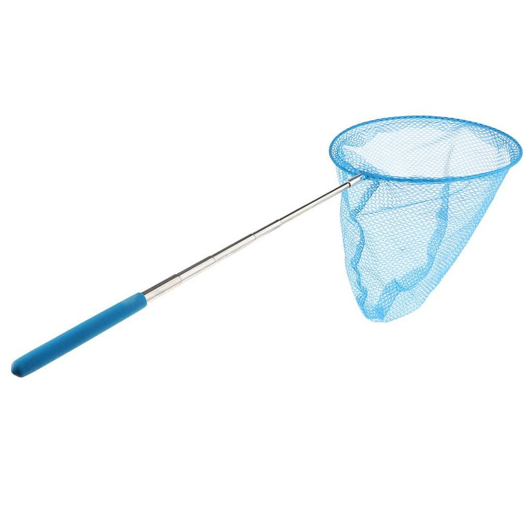 Extendable Insect Catching Butterfly Net Fishing Nets Kids Play, Size: As described, Blue