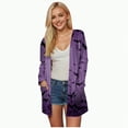 thumbnail image 6 of Towmus Womens Halloween Cardigan Casual Long Sleeve Fall Open Front Clothes Cardigan Sweaters Outwear, 6 of 6