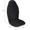 thumbnail image 3 of Snailax Vibration Car Chair Massager Pad, 6 Motors Back Massage Seat Cushion with Heat, Gifts, 3 of 11