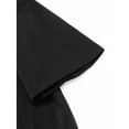 thumbnail image 4 of Classic Black Cotton T-Shirt with Heart Design - Casual, Breathable & Versatile Short Sleeve Crew Neck Tee for Casual Attire, Casual Sporty Tee, Summer Gifts, 4 of 6