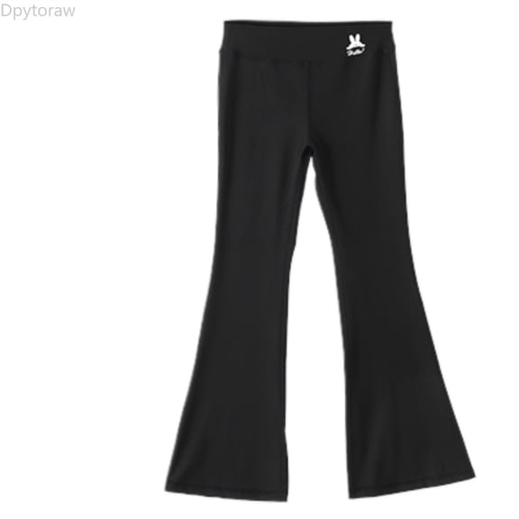 Dpytoraw Girls Flared Yoga Pants For Everyday Wear Stretchy Bootcut Leggings Soft Comfortable Casual Outdoor Play Active Sports Girls Athletic Pants Size 4-5 Years