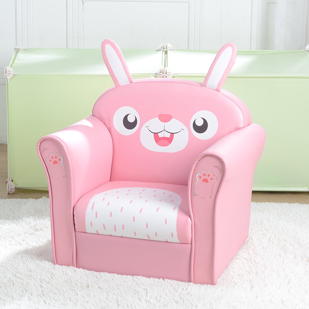 Lowestbest Soft and Comfortable Children Armchair, Cute Series Rabbit Child Seat, Pink Lowestbest Soft and Comfortable Children Armchair, Cute Series Rabbit Child Seat, Pink