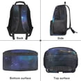 thumbnail image 6 of Yuyamidu Galaxy Wolf Kids Backpacks for Boys Girls Casual Schoolbags Polyester Bookbags Large Capacity Back Pack Kids School Book Bag School Supplies, 6 of 7