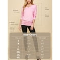thumbnail image 6 of Made by Johnny Women's V-Neck 3/4 Sleeve Dolman Top with Side Shirring XL WHITE, 6 of 6