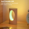 thumbnail image 5 of Lámpara de escritorio de madera, luz nocturna junto a la cama del dormitorio, iluminación LED regulable, lámpara de mesa creativa para decoración del hogar, regalo único para calentar la casa JM, 5 of 5