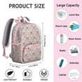 thumbnail image 6 of Cute Koala Print Student Backpack – Cartoon Australian Koala Bear Design with Floral Pattern and Watercolor Animal Art Style, 6 of 6