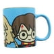 thumbnail image 1 of Taza de café Harry Potter de cerámica azul de 325 ml con diseño de Chibi, 1 of 4