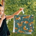 thumbnail image 5 of Autumn Orange Fox Flower Hand Towels 2 PCS, Kitchen Towel Ultra Soft and Highly Absorbent,Decorative Fingertip Face Towel for Bathroom Hotel, 28.3"x14.4", 5 of 5