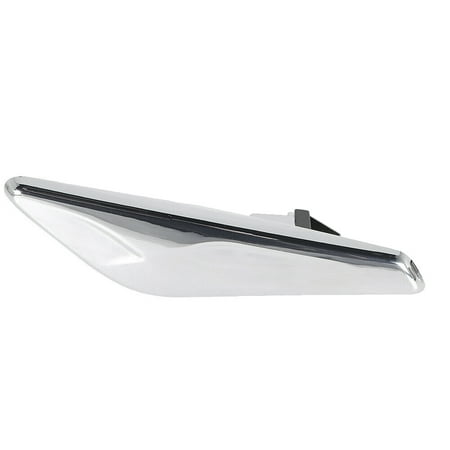 

For - X3 X4 F25 F26 2013-2017 Front Left Side Chrome Trim Finisher Marker Turn Signal Light Lamp Cover Trim