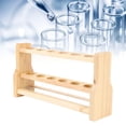 thumbnail image 1 of Test Tube Vial Glasses Holder Rack,Wooden Test Tube Rack Testing Tubes Holder Storage Supplies for School Laboratory, 1 of 7