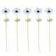 thumbnail image 1 of Ramo de flores artificiales Billuyoard 5 piezas de anémona con hojas y tallos largos color Blanco, 1 of 6