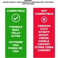 thumbnail image 2 of Motorola Moto Edge 60 Fusion 5G Ai Compatible with Tmobile Mint Tello & Global 256GB+8GB NFC 50MP Triple Cam Dual Sim 6.67" Curved XT2503-1 Latino American Version Amazonite Green, 2 of 5