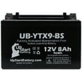 thumbnail image 4 of UpStart Battery Replacement 2001 Suzuki GSX750F Katana 750CC Factory Activated, Maintenance Free, Motorcycle Battery - 12V, 8Ah, UB-YTX9-BS, 4 of 4
