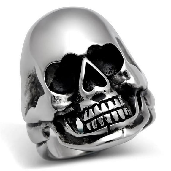 Alamode TK305-9 Men High Polished Stainless Steel Ring with No Stone in No Stone - Size 9