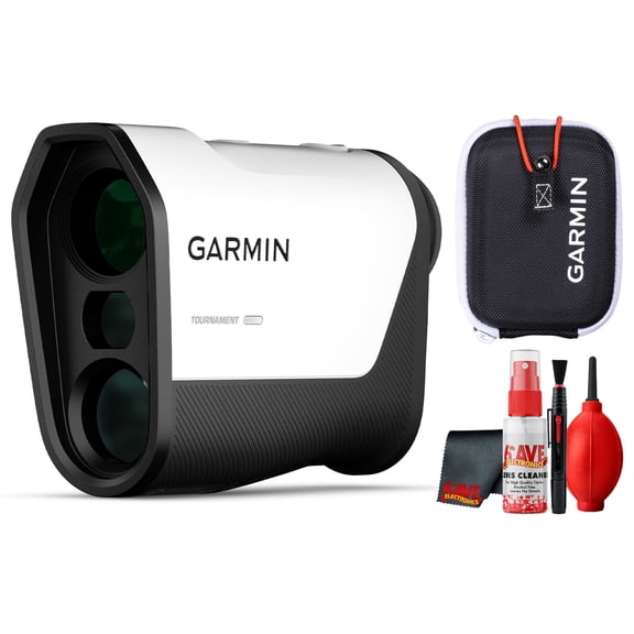 Garmin Approach Z10 Golf Laser Rangefinder | 6x Magnification, Course Mapping, Distance Measurement | Bundle