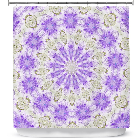 Shower Curtains 70" x 84" from DiaNoche Designs by Pam Amos - Lace Mandala