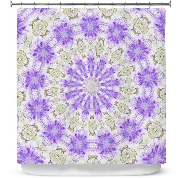 Shower Curtains 70" x 73" from DiaNoche Designs by Pam Amos - Lace Mandala