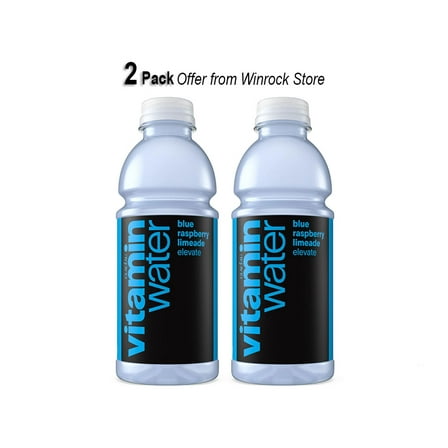 Vitaminwater Elevate Blue Raspberry Limeade Flavored Water Beverage, 20 fl oz (2 Bottles) Offer from Winrock Store