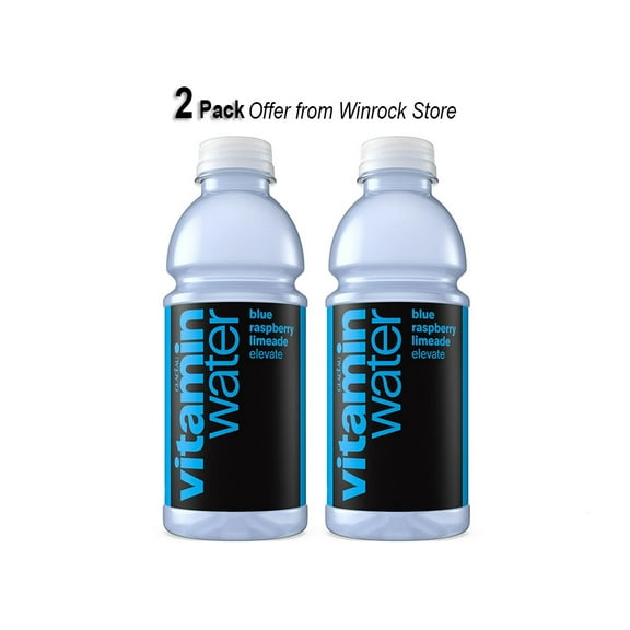 Vitaminwater Elevate Blue Raspberry Limeade Flavored Water Beverage, 20 fl oz (2 Bottles) Offer from Winrock Store