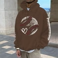thumbnail image 1 of WILLBEST Sudaderas Navideñas para Hombre, Sudadera con Capucha y Estampado De Fútbol, Informal, Holgada, para Uso Diario, Cómoda, Cálida, con Forro, para Otoño e Invierno Chica, 1 of 3