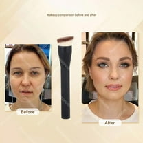 Professional Angled Foundation Concealer Brush Portable Makeup Tool for Beginners