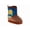 Brown Denim, variant on Cookie Monster Slipper Booties (Infant, Toddler Sizes), Blue, Size: 9-10
