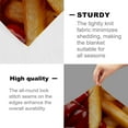 thumbnail image 4 of French Fry Blanket for Kids and Adults, Flannel Blankets, Fried Potato with Ketchup Throw for Sofa Couch Bed Living Room Soft Warm Cozy Food Decor Gifts, Single-Sided Printing, 60x80 Inches, 4 of 8
