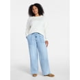 thumbnail image 5 of Time and Tru Women's Utility Jeans, Sizes 0-22, 5 of 6