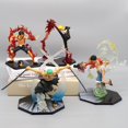thumbnail image 3 of Una pieza figura Firefist luffy Ace Zoro Sanji Anime batalla luffy Usopp figuras de alta calidad Cake Topper Juguetes, 3 of 4