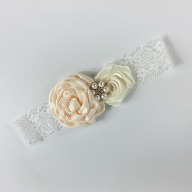 Venda de Mujeres de Accesorios de Flor Artificial Adornos de cabellero para Disfrazar en Boda Yinane Venda de la flor