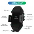 thumbnail image 4 of Seneo Fast Wireless Charger Car Mount, 15W Auto-Clamping Smart Sensor Car Phone Holder, for Dashboard/Air Vent/Windshield for iPhone Samsung, 4 of 8
