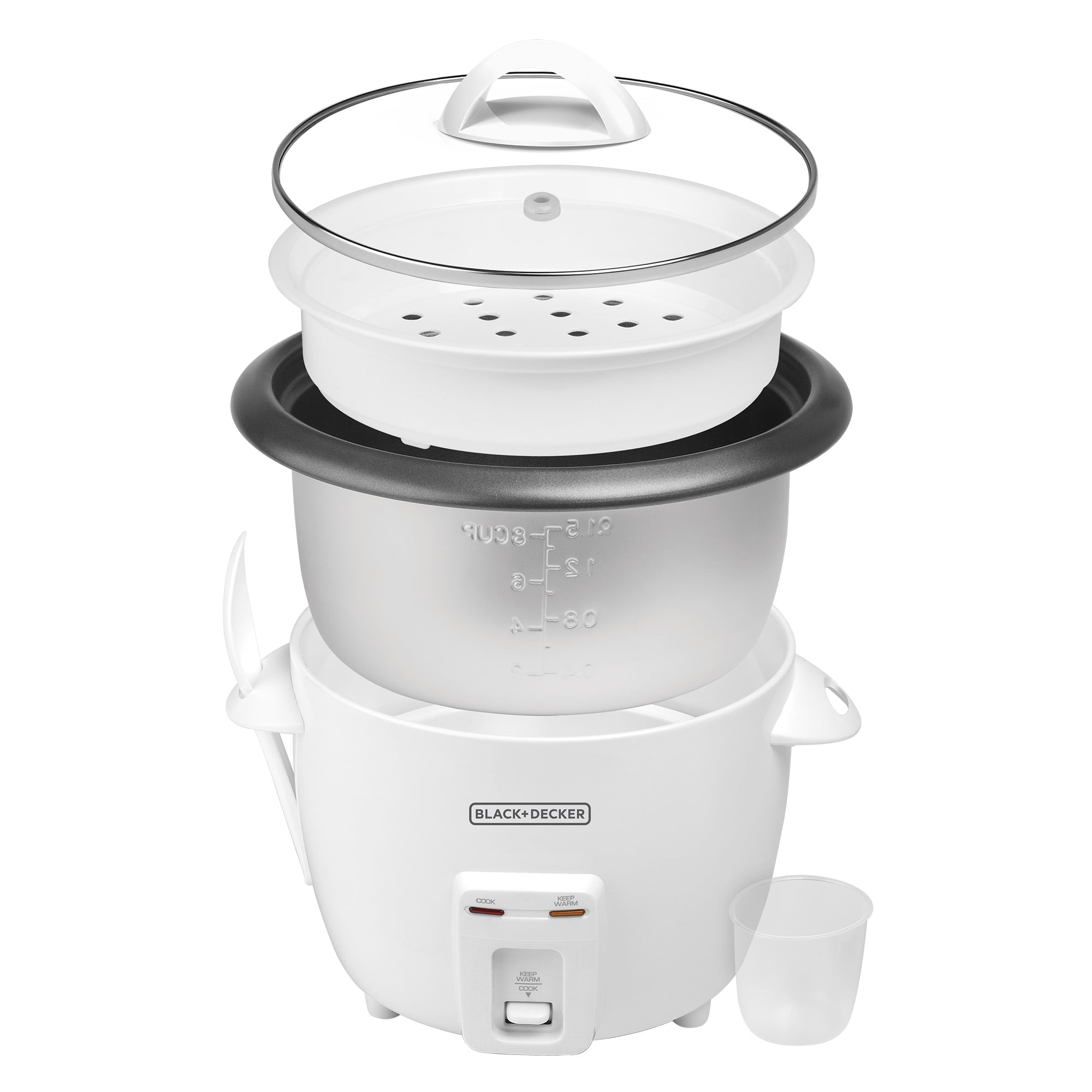 BLACK & DECKER 14CUP RICE COOKER BLACK RC514B – Oikos Center