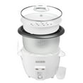 BLACK+DECKER 14 Cup Rice Cooker, White, RC3314W