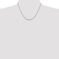 thumbnail image 4 of 925 Sterling Silver Box Chain Styles Necklace 1.5 mm Round 18 inch, 4 of 4