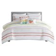 thumbnail image 1 of Urban Habitat Ensemble de Housse de Couette Réversible en Coton Imprimé pour Enfants en Rose, 1 of 18