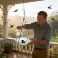 thumbnail image 5 of Activewear Outdoor Bird Feeder For Garden Balcony Attracts Wild Birds With Rustproof Construction And Easy Fill Design - Gray, 5 of 5