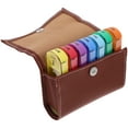 thumbnail image 1 of 1 Set Medicine Dispenser Weekly Pill Box Travel Medicine Box Portable Pills Case with Storage Bag, 1 of 9