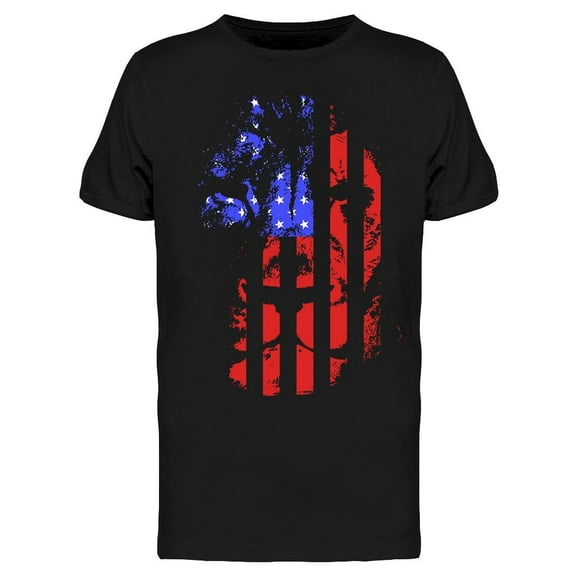 U.s. Flag, Lion T-Shirt Men -Image by Shutterstock, Male Large