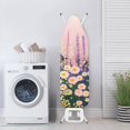 thumbnail image 3 of HELLHERO Hummingbird and Daisy Pattern Ironing Board Cover Elastic Edge Soft Polyester Fiber Fabric(Not Heat Resistant), 3 of 5