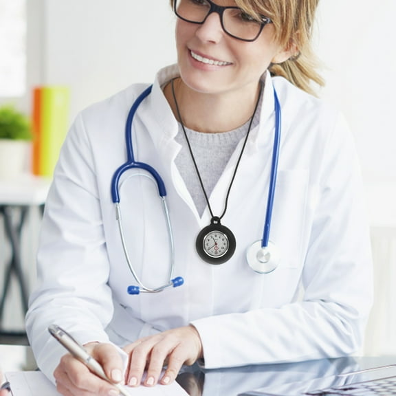 Toddmomy 1Pc Portable Nurse Watch With Silicone Band Suitable For Work And Daily Life For Nurse And Doctor