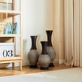 thumbnail image 6 of Modern Design PVC Floor Vase Set - Durable Tall Flower Stands for Home Decor, 3-Piece Artificial Plant Holder, Stylish Standalone Decor, 6 of 9