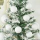 thumbnail image 4 of 6/60 bolas de nieve de espuma blanca, bolas de nieve artificiales falsas, adornos de piel para árbol de Navidad, colgantes para niños, decoración para fiesta de Navidad y Año Nuevo, 4 of 5