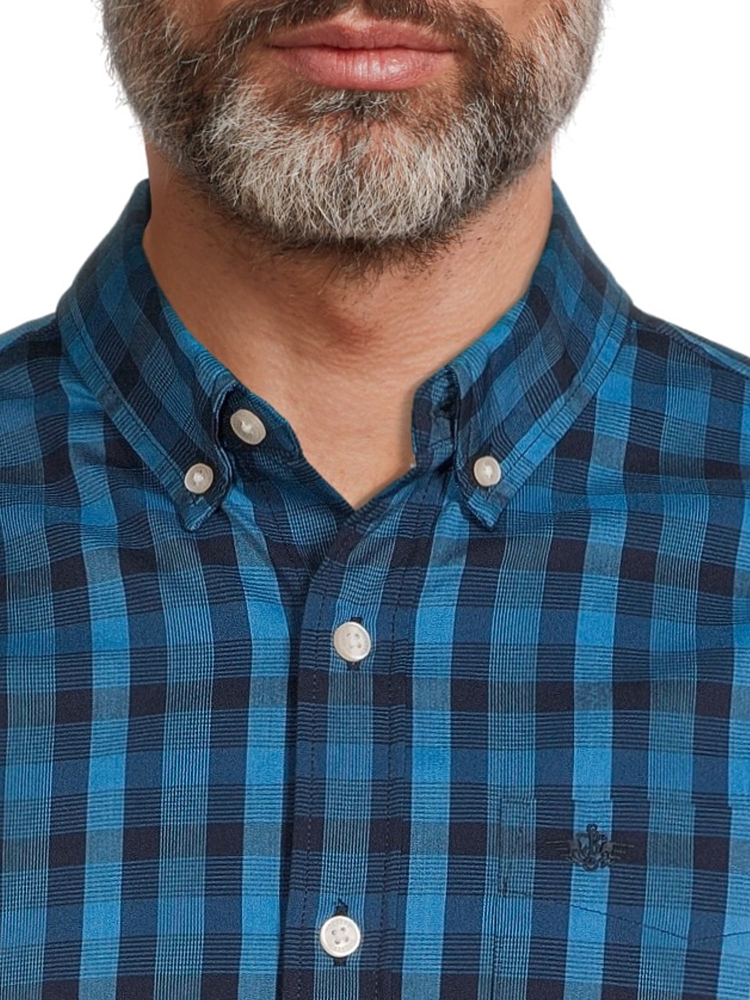 Dockers Men's Comfort Flex Button-Down Shirt with Long Sleeves, Size S-2XL